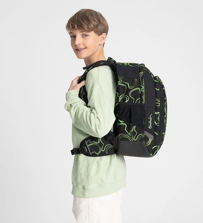 Satch School Backpack - Air - Green Supreme 4 Satch School Backpack - Air - Green Supreme - Image 4